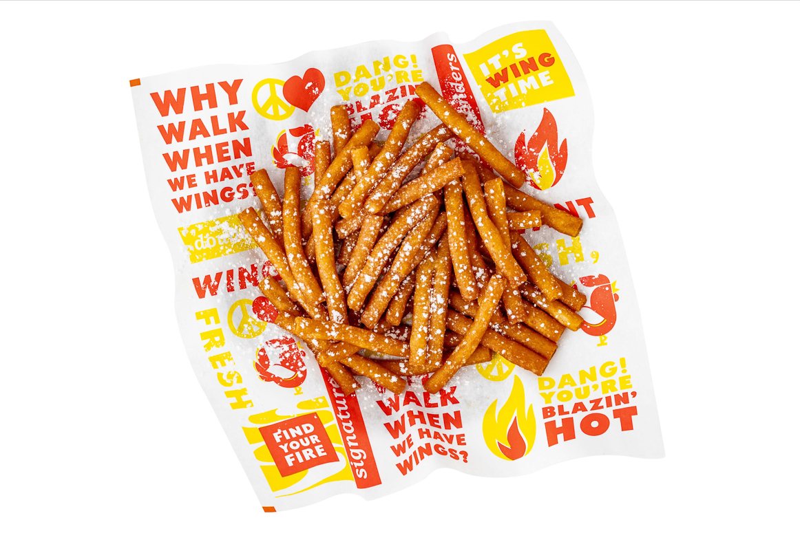 Funnel Cake Fries from fast food restaurant WingStand in Mission, KS